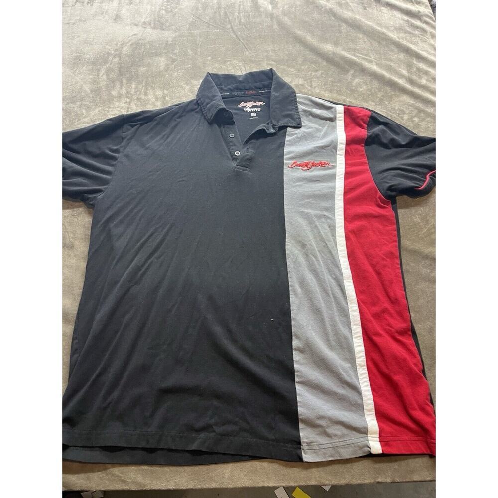 Barrett Jackson Polo Shirt Men xxl Color block‎ Signature Series Cotton
